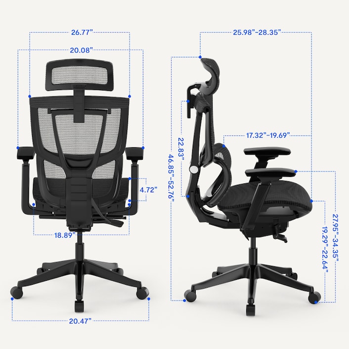 Ergonomic chair plus new arrivals size